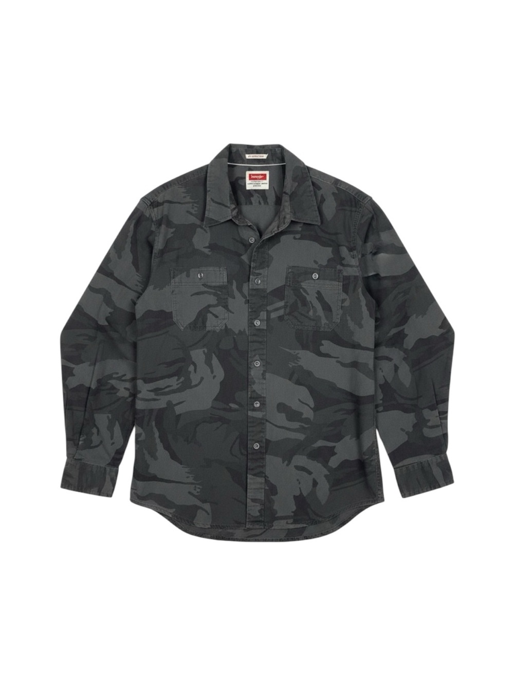 Wrangler Vintage Camo Shacket Button-Up Shirt Jacket Men’s XL